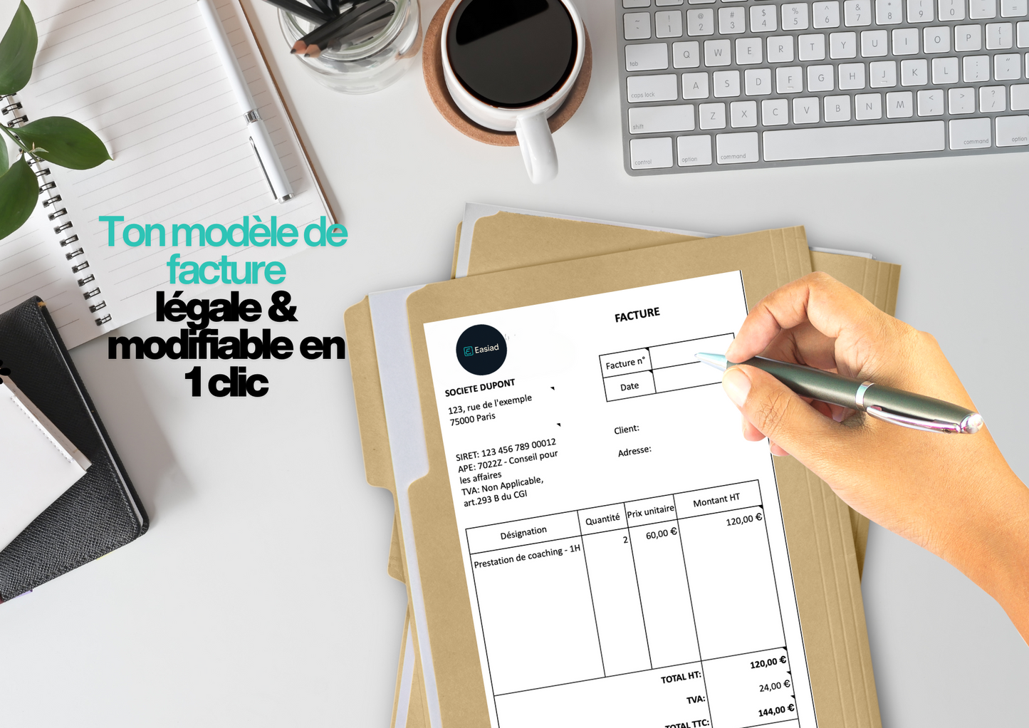 Kit Starter Auto-Entrepreneur - Démarre sereinement ton activité - Easiad